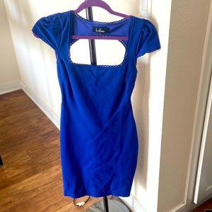 Blue Bodycon mini dress